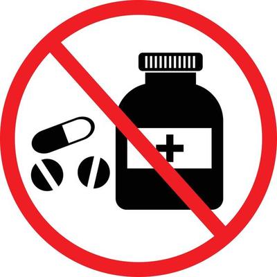 no-medicine-or-drugs-icon-on-white-background-no-pills-sign-flat-style-vector